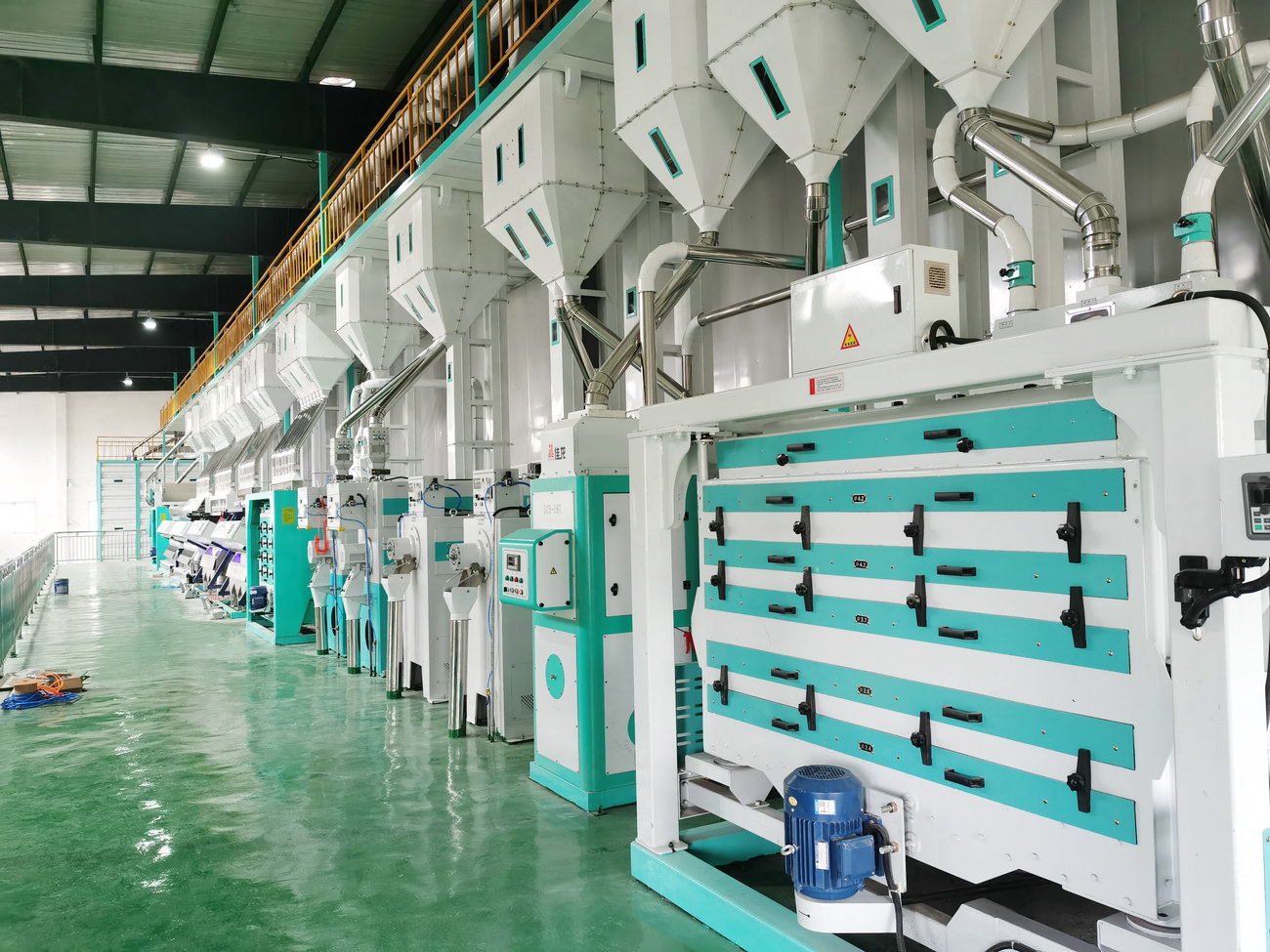 Hunan Yinguang Grain & Oil Co., Ltd. 00T/D complete rice milling project  